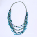 Long Multi supports collier de perles en plastique